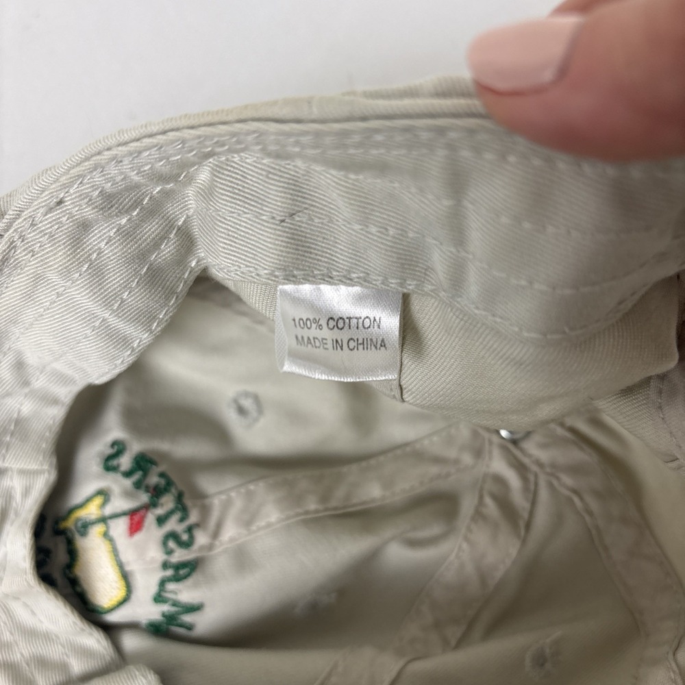 American Needle 2006 Masters Tournament Hat Adult Khaki Augusta National Golf - Picture 4 of 5